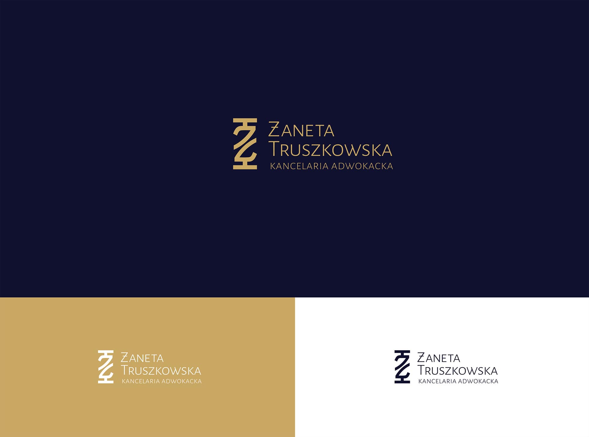 kancelaria truszkowska logo projekt